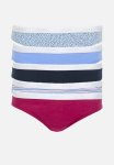 Jockey 5 Pack Printed Bikini - Navy abstract Speckles red surfer Stripe blue