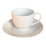 Espresso Ceramic Set - White Bowl