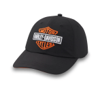 Women’s Three Stars Bar & Shield Adjustable Cap – Harley Black