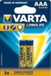 Varta Aaa Longlife Batteries - 2 Pack