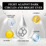 30ML Instant Firm Eye Cream With Glycerol Hydrolyzed Collagen And Lecithin Hydrating Periocular Skin Care For Youthful Eyes Firm