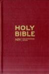 Niv Popular Burgundy Hardback Bible - New International Version Hardcover