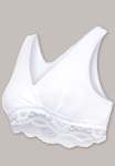 Carriwell Lace Feeding Bra - Extra Large White
