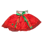 Xmas Dress Up Tutu With Pompoms 26CM