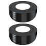 Zenith - Duct Tape Black - Pack Of 2 48MM X 25M