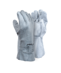 Chrome Leather Double Palm Gloves – 20CM Cuff