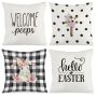 Cottagecore Easter Throw Pillow Covers 45X45CM