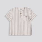 BOYS Printed Shirt - 10 Natural