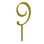 Goldair Gold Topper Number 9
