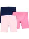 Simple Joys By Carter's Toddler Girls 3-PACK Bike Shorts Pink Navy 4T