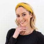 Twist Head Band - Yellow