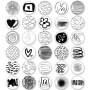 30 Pcs Fridge Magnets Gift Notes Decor Office Cabinets Whiteboards - 3059