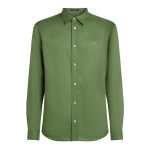 Monogram Linen Shirt -dill