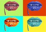 Vamp Lips Multiple Art Print - A4