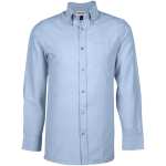 Mens Long Sleeve Oxford Shirt Light Blue