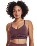 Women's Ua Seamless Low Long Sports Bra - Ash Plum Md