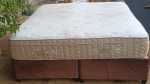 Sealy King Mattress With Two Single Bases