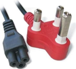 Dedicated Power Cord - Clover Plug To Red 3 Pin.