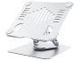 360 Rotating Notebook Stand - Silver