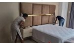 Lelos Headboard N Pedastals And Ottoman