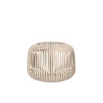 Lantern - Powder Coated Steel In Sand-beige: XS 14X10CM Lito