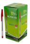 Ballpoint Pens Crystal Barrel Red T-pen - Box Of 50