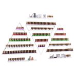 Glam Shelf Polish Display – 3PC Set – White