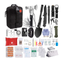 Tactical Survival Multi-kit - 96 In 1 - Field Emergency Kit - Black