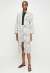 Polo Wmn Cristina Long Sleeve Printed Kimono - Off White