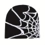 Spider Web Knit Beanie Knitted Winter Hats Halloween Accessories