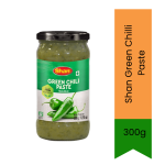Green Chilli Paste 300G Fresh Green Chilli Hot & Zesty Flavour Spicy Cooking Base & Marinade South Africa India Bazaar - 300G