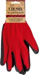 All Purpose Work Gloves Red Nylon Safety Gloves