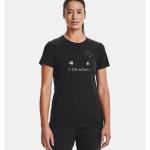 Under Armour Women's Sportstyle Graphic Short Sleeve - Black - Large