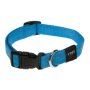 Rogz Utility Medium 16mm Snake Dog Collar - Turquoise Reflective