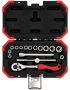 GEDORE Red 1/4-INCH Socket 16-PIECES Set Red