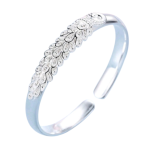 Elegant Silver-plated Peacock Bracelet