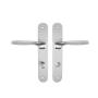 Door Handles Thumbturn Entry Claire Satin Nickel Only To Be Installed In New Doors With Bathroom/toilet Lock Body Sold Separately