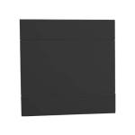Veti 2 Blank Cover Plate 100 X 100MM - Charcoal