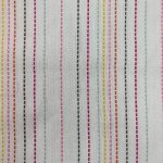 Stripe Rayon 18 White