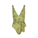 Amara One-piece Swimsuit Pistachio Tiger - XL