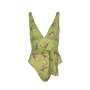 Amara One-piece Swimsuit Pistachio Tiger - XL