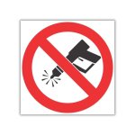 No Drilling Safety Sign PV32