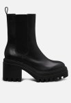 Calvin Klein Chunky Leather Chelsea Boot - Triple Black
