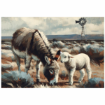 Tear Resistant Deco Print Karoo Donkey