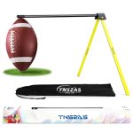 Ynszas ??? 2-PACK Football Kicking Tee Portable Field Goal Kicking Holder Stand Kickoff Tee Compatible With All Football Sizes F