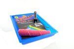 Paint Roller & Tray Mock Mohair Steel Handle 225MM