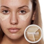 3-COLOR Concealer Palette Creamy Texture Covering Acne Marks Dark Circles Multifunction Face Makeup Long Lasting Brightening Fac