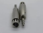 Cyberdyne Xlr Cannon Female To 6.35MM Stereo Male Adaptor