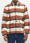 Ben Sherman Plaids Workers Jacket - Burnt Orange