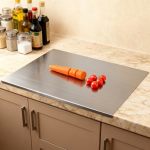 Gvuhr 304 Stainless Steel Cutting Board For Kitchen- Large L-shaped Bread Board Double-sided Chopping Board For Baking Non Adhes